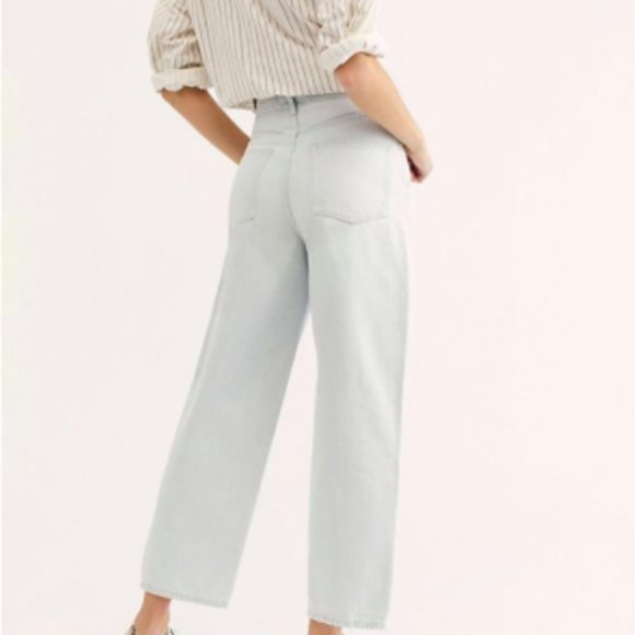 Free People Frank Dad Jeans Light NWT High-Rise - Picture 3 of 12